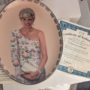 Limited Edition Princess Diana Collector Plates